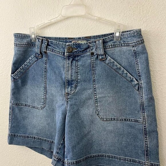 y2k denim high waisted shorts - Picture 2 of 8